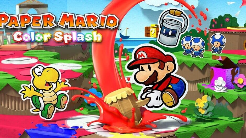 Paper Mario: Color Splash artwork 1