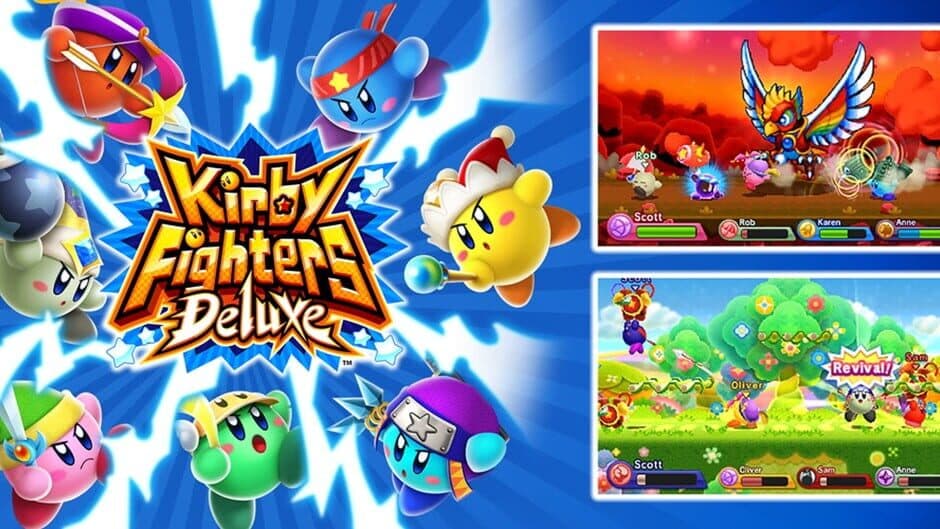 Kirby Fighters Deluxe artwork 1