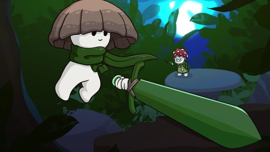 Mushroom Kid's Big Grass Sword artwork 1