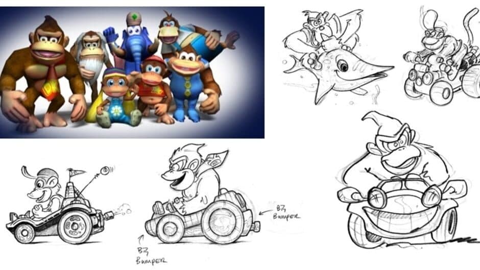 Donkey Kong Racing artwork 1