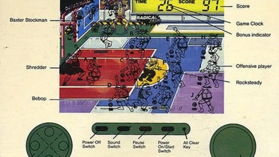 Teenage Mutant Ninja Turtles Basketball artwork 1
