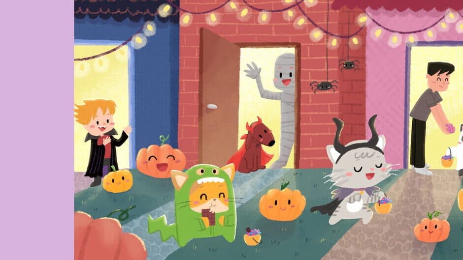 Buddy and Friends on Halloween artwork 1