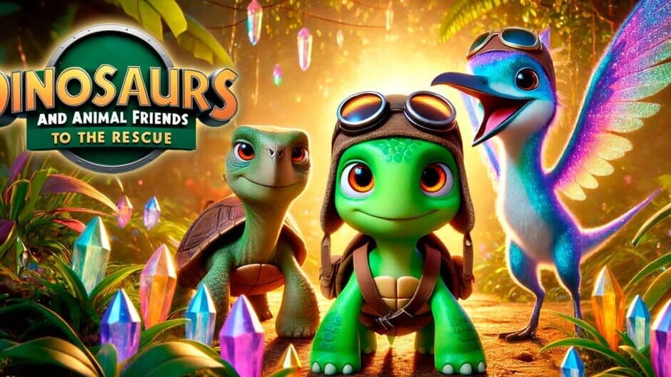 Dinosaurs and Animal Friends to the Rescue artwork 1