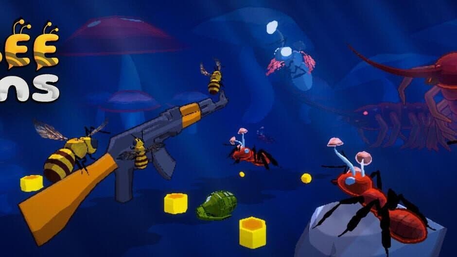 Honey Bee With Guns artwork 2