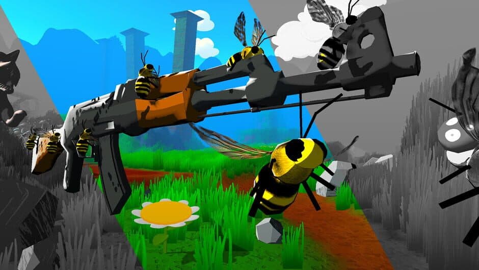 Honey Bee With Guns artwork 3