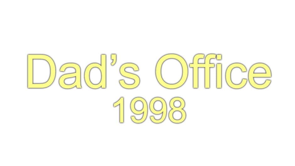 Dad's Office 1998 artwork 2