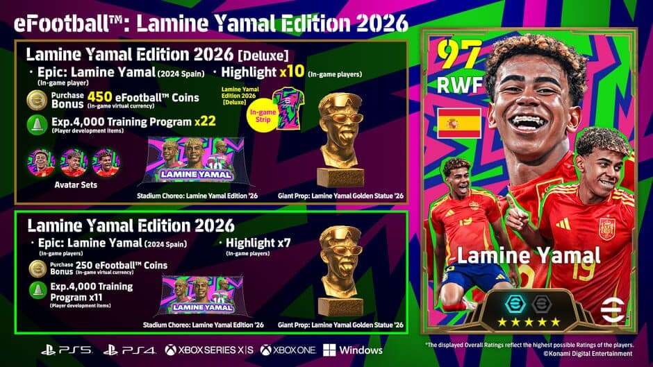 eFootball: Lamine Yamal Edition 2026 - Deluxe artwork 1