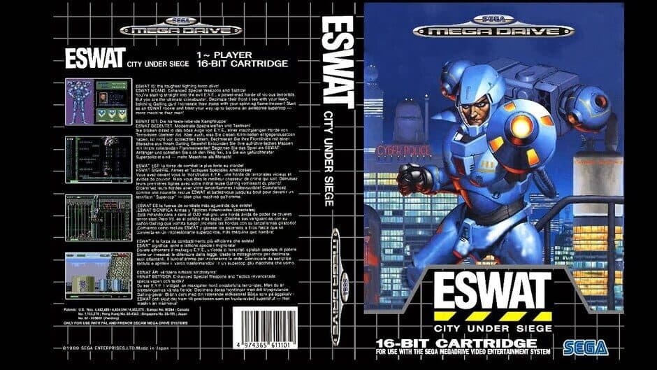 ESWAT: City Under Siege artwork 3
