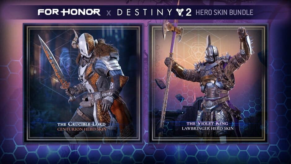 For Honor: Violet King & Crucible Lord - Hero Skin Bundle artwork 1