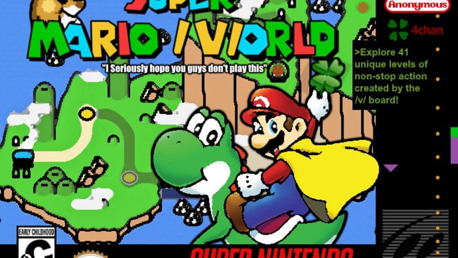 Super Mario /v/orld artwork 2