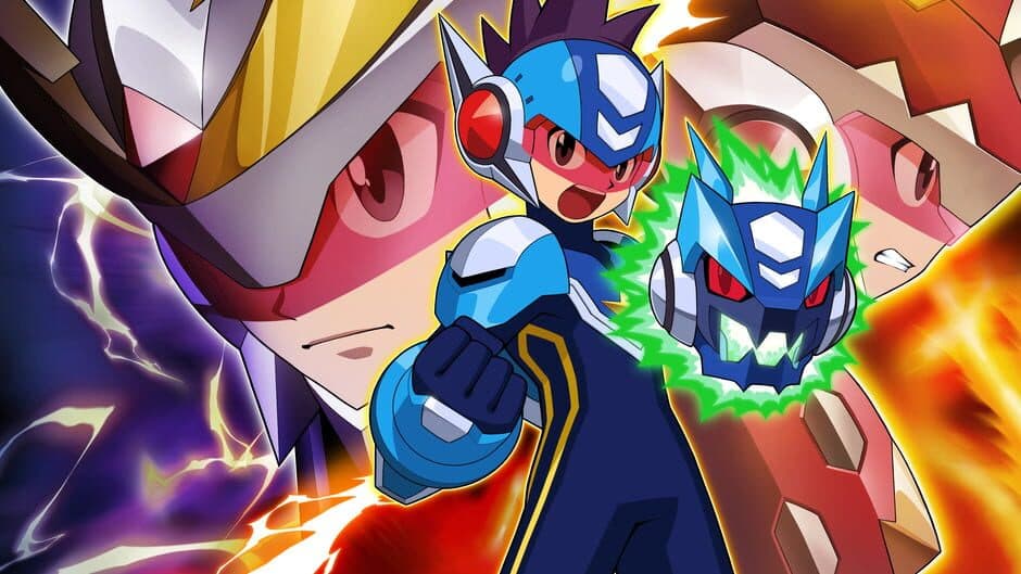 Mega Man Star Force 2: Zerker x Saurian artwork 2