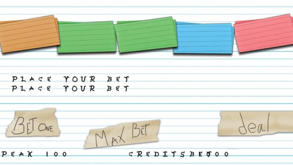 The Paper Arcade: Poker artwork 1