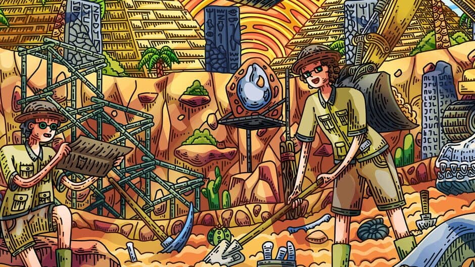 100 Archeology Cats artwork 1