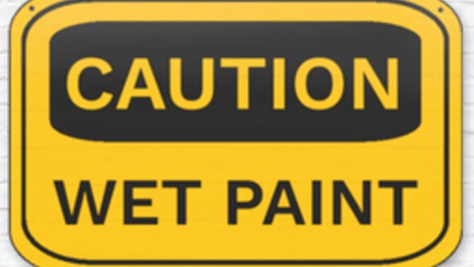 Caution Wet Paint artwork 3