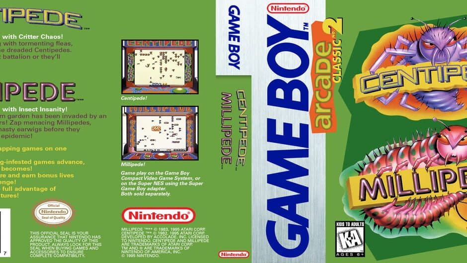 Arcade Classic No. 2: Centipede / Millipede artwork 1