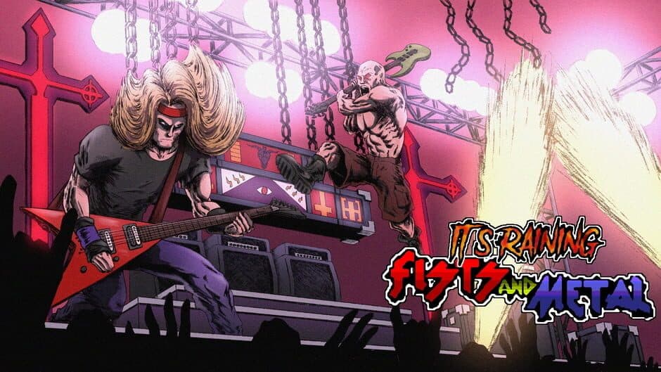It's Raining Fists and Metal artwork 1