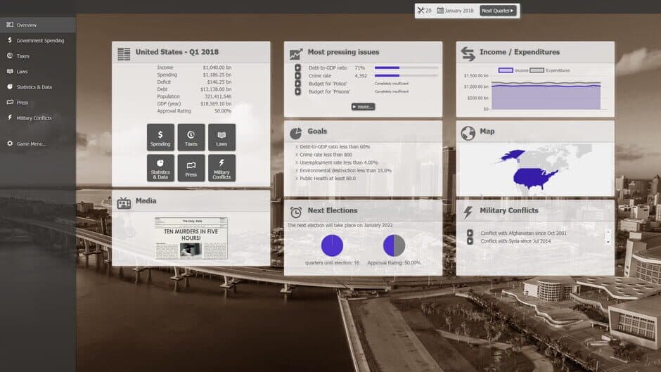 Government Simulator screenshot 2