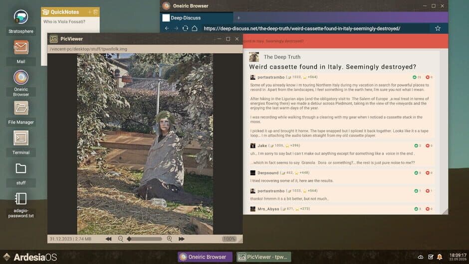 Imprinted screenshot 2