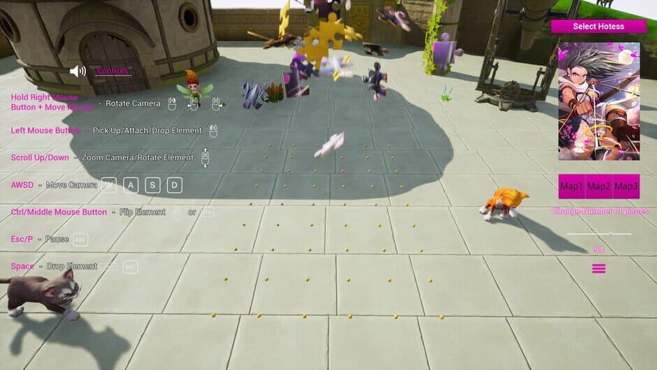 Anime Fantasy Jigsaw Puzzle 3D screenshot 2