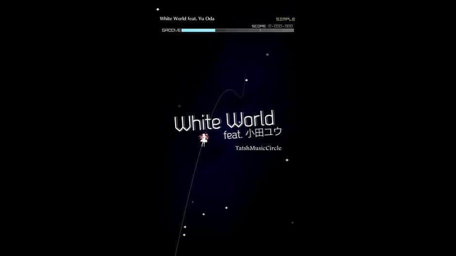 Groove Coaster: White World feat. Yu Oda screenshot 1