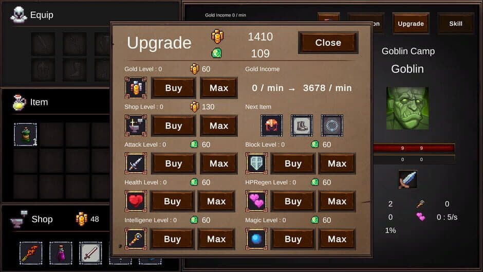 Magic Hero Incremental screenshot 1