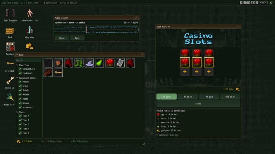 DungeonOS screenshot 4