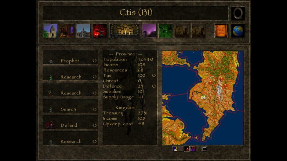 Dominions: Priests, Prophets, and Pretenders screenshot 4