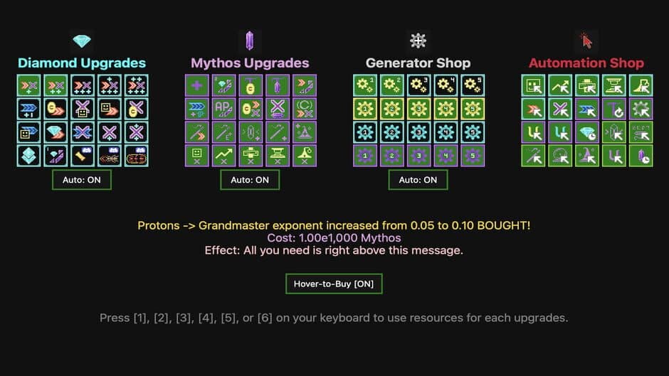 Synergism screenshot 1
