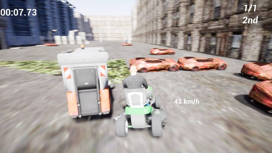 Lawnmower Game Racing 2: Drunken screenshot 1