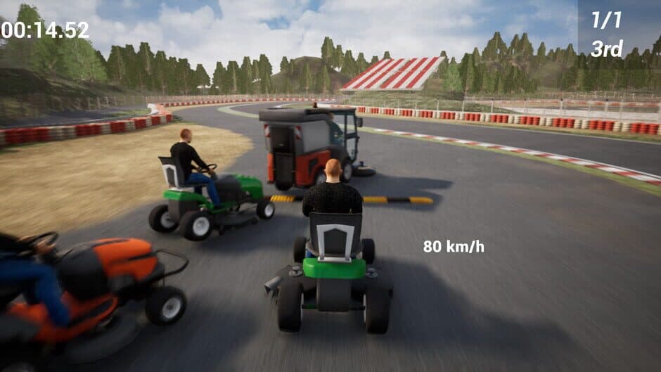 Lawnmower Game Racing 2: Drunken screenshot 2