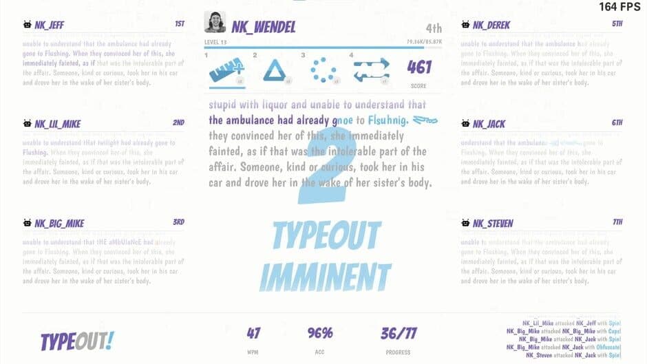 TypeOut screenshot 2