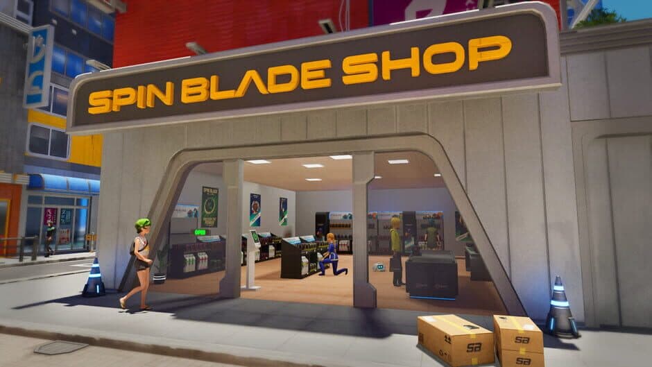 Spin Blade Shop Simulator screenshot 2