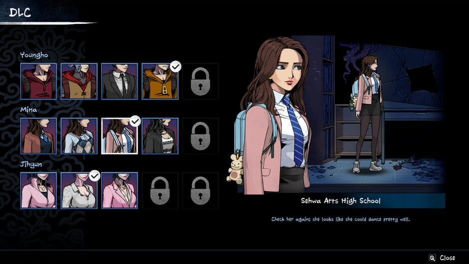 The Coma 3: Bloodlines - Sehwa Arts High School Skin screenshot 3