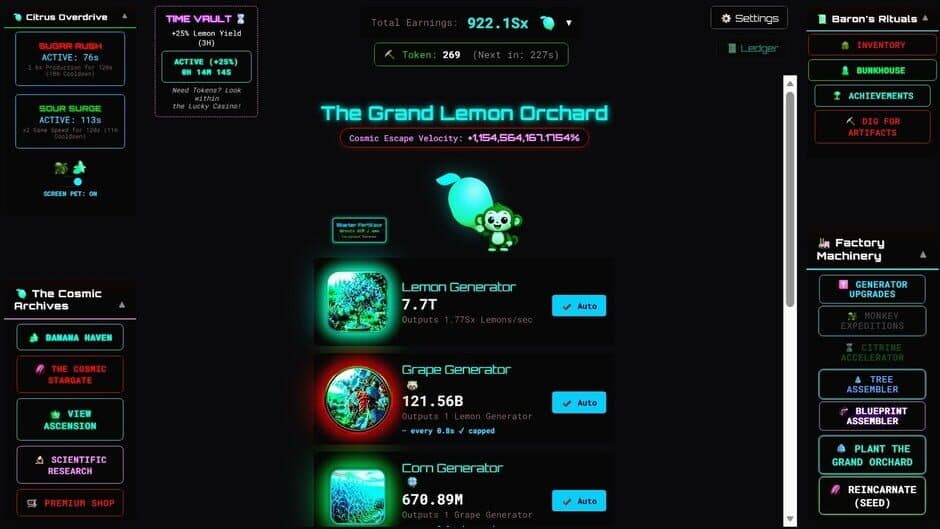 LaVonne's Lemons Idle screenshot 1