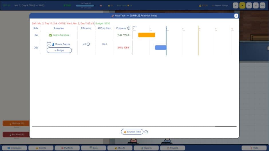 Project Manager Sim screenshot 4
