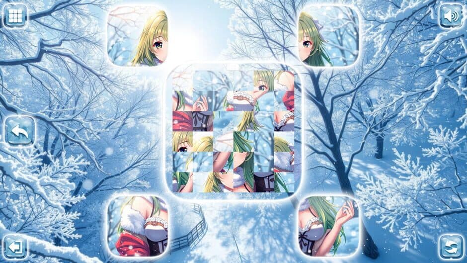 Lovely Anime Puzzle: Winter screenshot 4