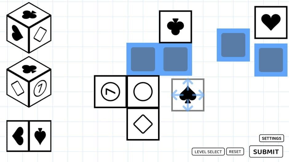 A Puzzle Game where you Fold Dice screenshot 4