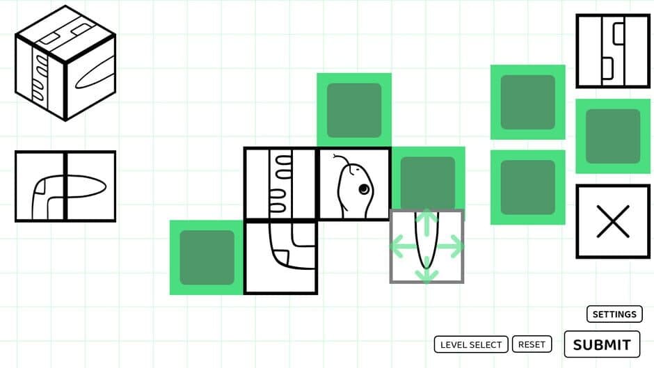 A Puzzle Game where you Fold Dice screenshot 3