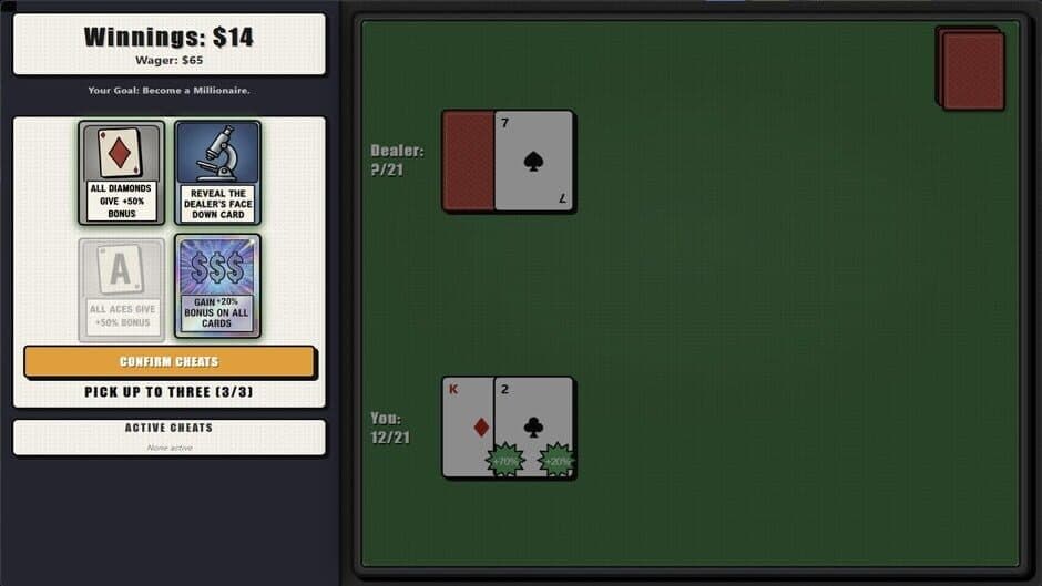 Blackjack: Cheat the House! screenshot 1