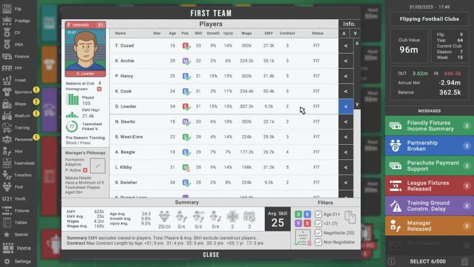 Flipping Football Clubs screenshot 2
