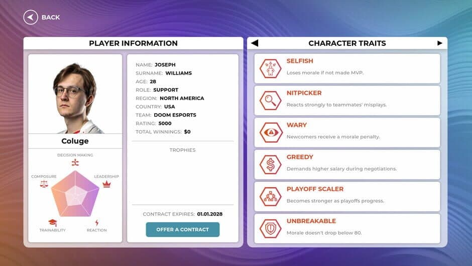 Cybersport Manager screenshot 3
