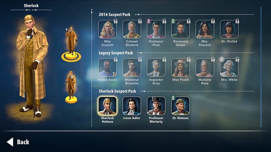 Clue/Cluedo: Sherlock Suspect Pack screenshot 4