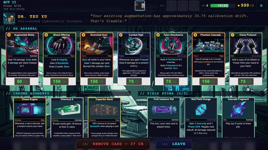 CyberDeck: The Cyberpunk Roguelike Deckbuilder screenshot 2