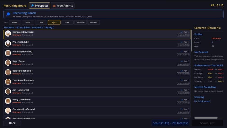 Mythic Manager screenshot 4