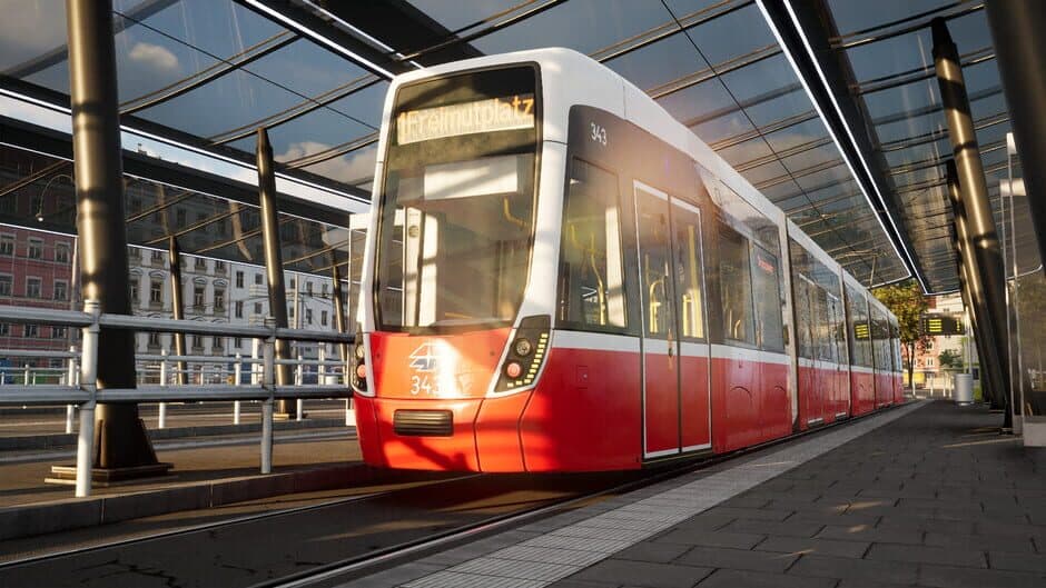 City Transport Simulator 2026: Tram DLC - Flexity Vienna screenshot 1