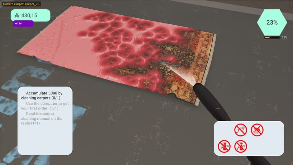 Carpet Cleaning Master screenshot 1