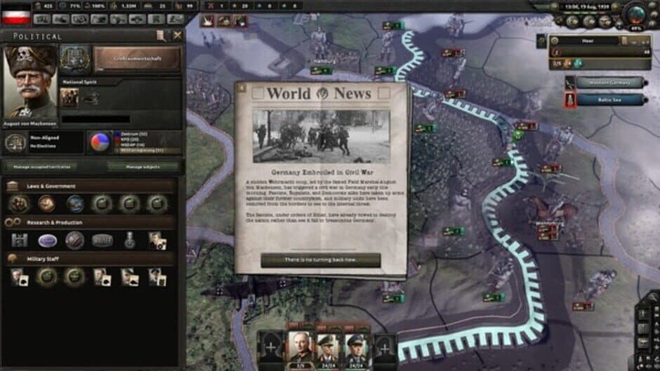 Hearts of Iron IV: Waking the Tiger screenshot 3