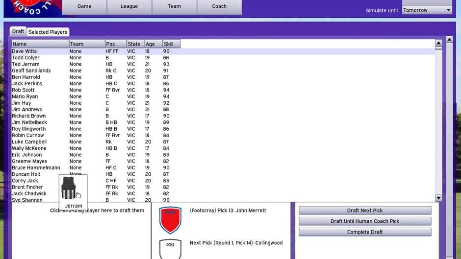 Australian Football Coach 2019 screenshot 3