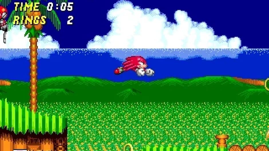 Knuckles the Echidna in Sonic the Hedgehog 2 screenshot 3