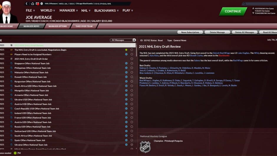 Franchise Hockey Manager 7 screenshot 2